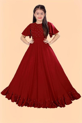 4JSTAR Flared/A-line Gown(Red)