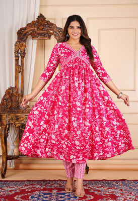 Da vastraagaar Anarkali Gown(Brown)
