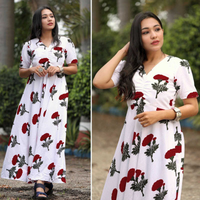 nejadhari tax Flared/A-line Gown(Red)