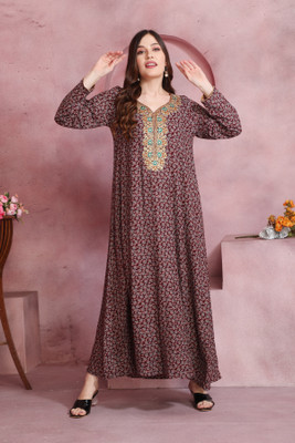 MAXIM CREATION Flared/A-line Gown(Multicolor)