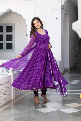 Excessive Anarkali Gown(Purple)