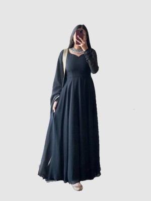 zankhi hosiery Anarkali Gown(Blue)