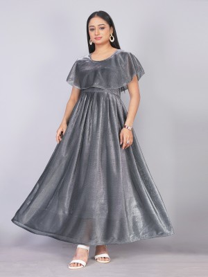 Aika Flared/A-line Gown(Grey)