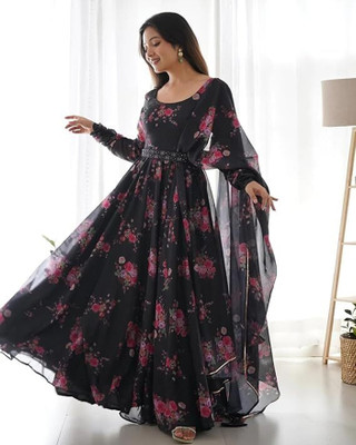 VP Creation Anarkali Gown(Black)