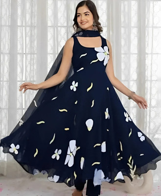 Excessive Anarkali Gown(Black)