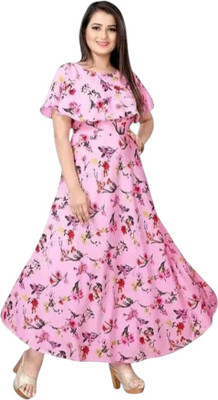 Db Fashion Tt Anarkali Gown(Pink)