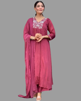BHANSALI Anarkali Gown(Pink)