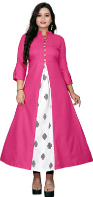 Talavadi Flared/A-line Gown(Pink)