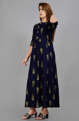 NUPITAL Flared/A-line Gown(Blue)