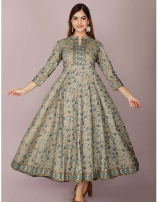 VRSS ENTERPRISES Anarkali Gown(Grey)