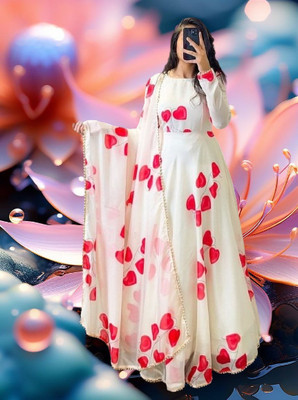 Pramukh Darshan Export Anarkali Gown(Red)