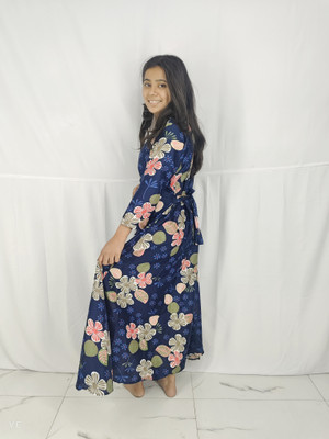 JB CREATION Anarkali Gown(Multicolor)