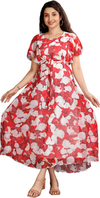 fashionSai Flared/A-line Gown(Red)