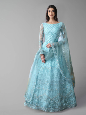 Apnisha Flared/A-line Gown(Light Blue)