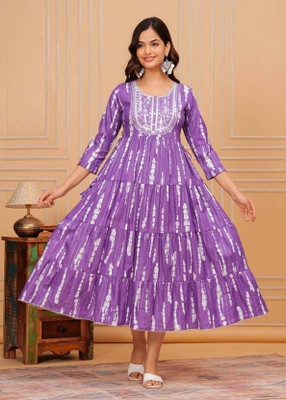 deepcreek Anarkali Gown(Purple)
