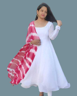Nirva Enterpries Anarkali Gown(Multicolor)