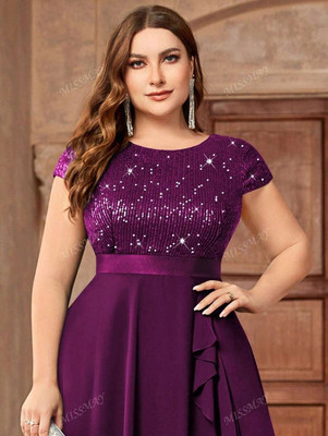 KFKD Flared/A-line Gown(Dark Blue)