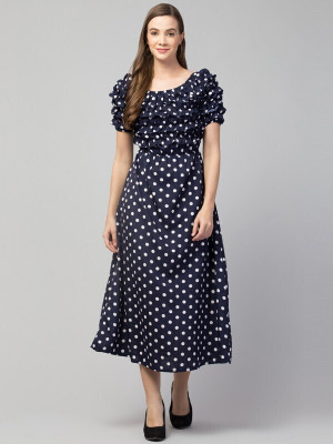 E&A Enterprises Flared/A-line Gown(Blue)