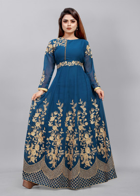 Aika Flared/A-line Gown(Blue)