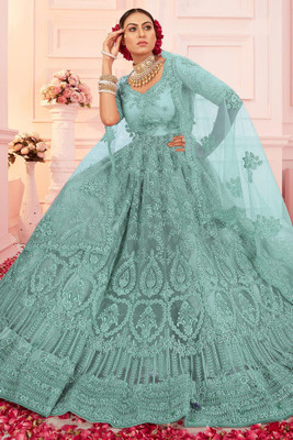 LADY SHOPI Flared/A-line Gown(Multicolor)