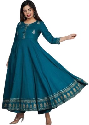 Chejara Anarkali Gown(Green)