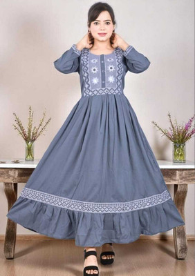 Arifa Flared/A-line Gown(Grey)