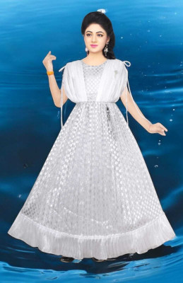 Unicon collection Flared/A-line Gown(White)