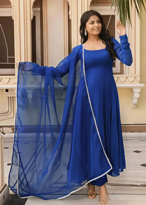 A A ITALIYA Anarkali Gown(Black)