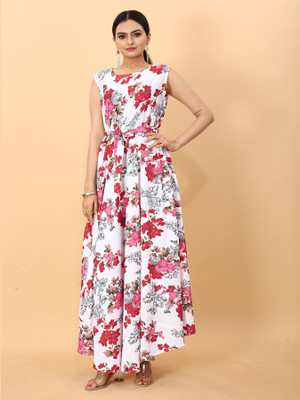RHEY Flared/A-line Gown(Red)