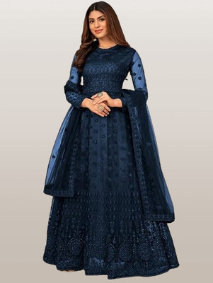 Miara Net/Lace Embroidered Gown/Anarkali Kurta & Bottom Material