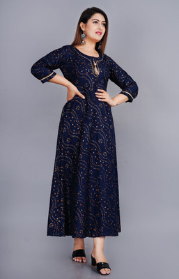NUPITAL Flared/A-line Gown(Blue)