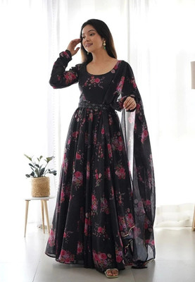 AGENDA Anarkali Gown(Multicolor)