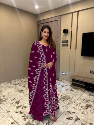 NARI DREAM Anarkali Gown(Purple)