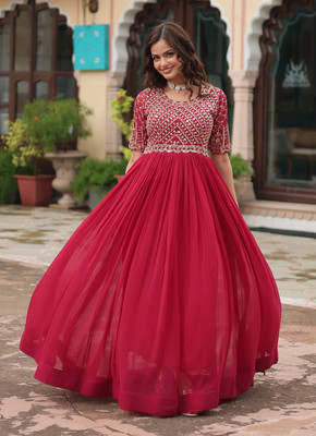 anara Flared/A-line Gown(Pink)