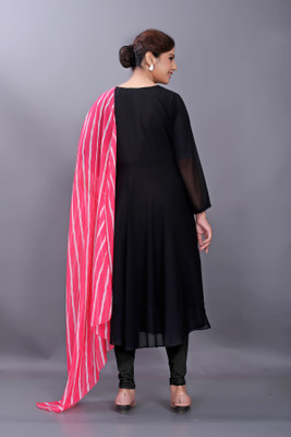 MR.jijaji collection Anarkali Gown(Black)