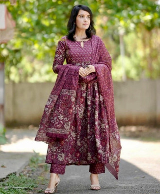 Klosiya Flared/A-line Gown(Purple)