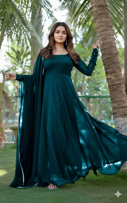 TISVARA Anarkali Gown(Light Blue)