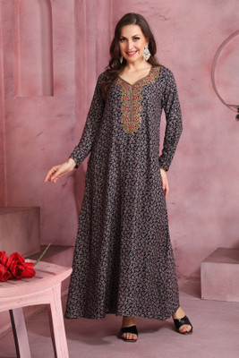 MAXIM CREATION Flared/A-line Gown(Blue)