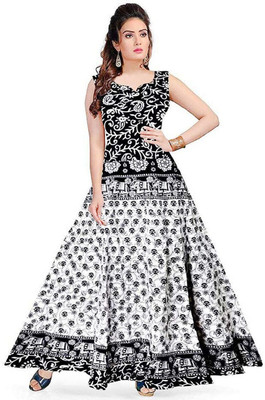 Disha Gallery LIVE Flared/A-line Gown(Multicolor)