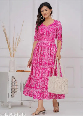 Deeda Anarkali Gown(Pink)