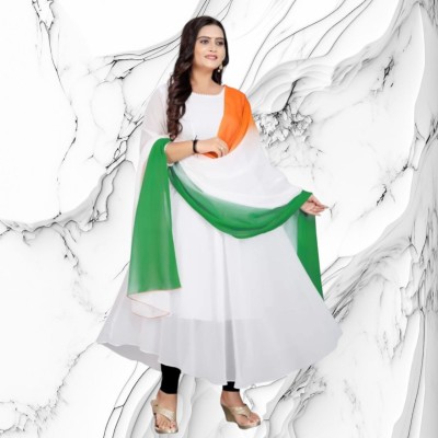 Nirmay Enterprise Anarkali Gown(White)