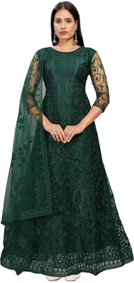A To Z Cart Anarkali Gown(Green)