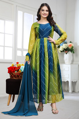 NIRYA FASHION Anarkali Gown(Multicolor)
