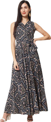 Rudraaksha Anarkali Gown(Black)