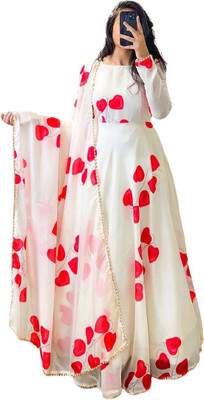 KKEENTERPRISEE Flared/A-line Gown(Red)