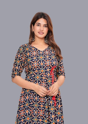 Madhurima Collection Flared/A-line Gown(Multicolor)