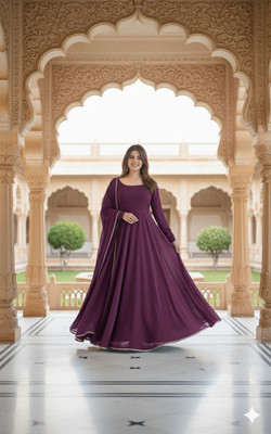 Yaasa Anarkali Gown(Purple)