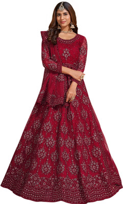 Apnisha Flared/A-line Gown(Maroon)