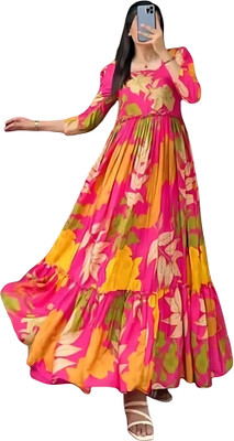 Vanray Fashion Flared/A-line Gown(Pink)