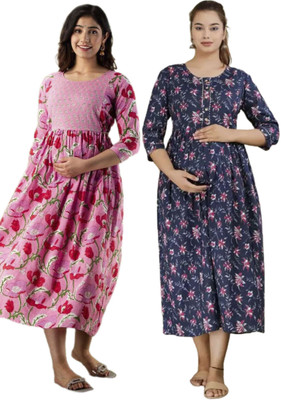 GM SARA Anarkali Gown(Dark Blue)